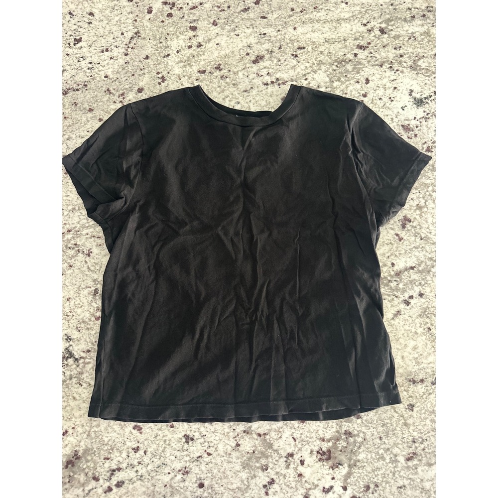 Agolde adine black tee shirt xs
